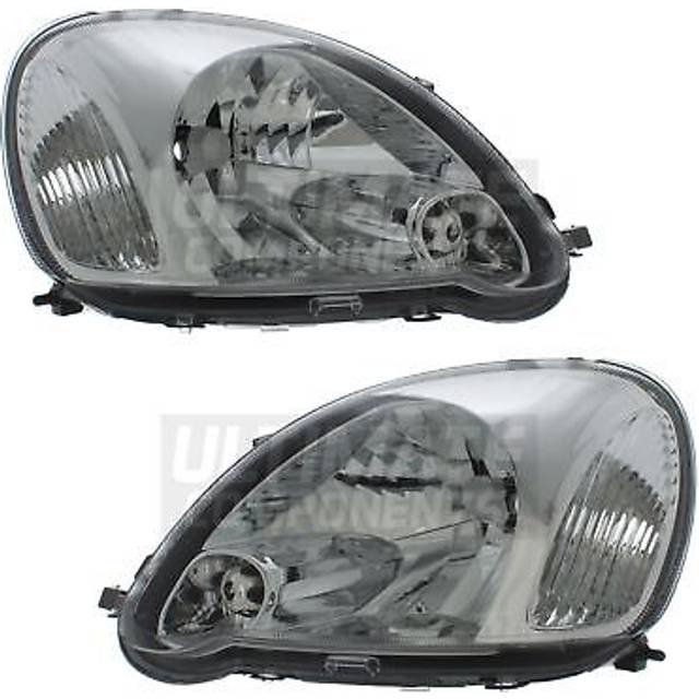 Headlights Fits Toyota Yaris Hatchback 2003-2006 Headlamps Drivers & Passenger