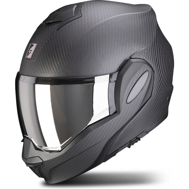 Scorpion Exo-Tech Evo Carbon Fällbar Hjälm sort XXL