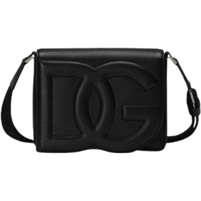 Dolce & Gabbana Women's Leather Medium Dg Logo Crossbody Bag in Black | BM3004A8034 Color 80999 (One Size)