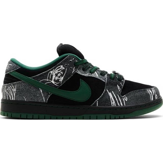 Nike x There Skateboard SB Dunk Low Pro 'Anthracite Gorge Green' HF7743-001 - Black/Gorge Green/White