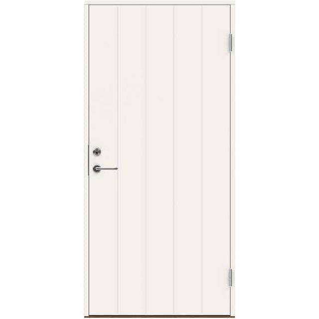Ytterdörr Swedoor Cleverline P-100 Vit NCS-S 0502-Y (standard) (9 x 21, Vänsterhängd)
