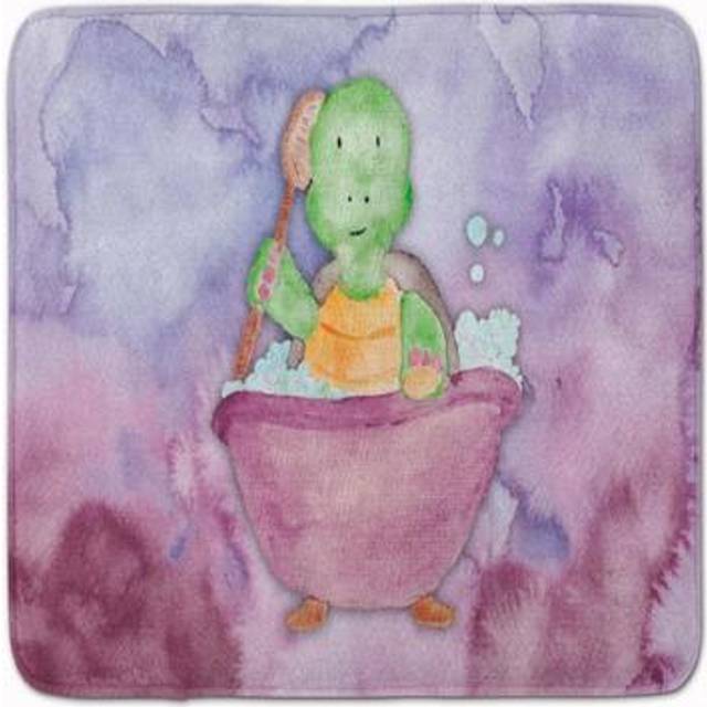 Caroline's Treasures Turtle Bathing Watercolor Floor Mat  19H x 27W  Multicolor