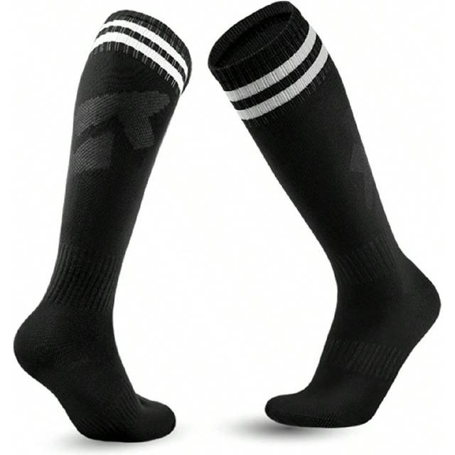 SHEIN 1 Pair Men&#39;s Knee High Football Training Socks, Non-Slip Professional Soccer Sports Socks, Advanced Material Socks For European Cup, European Size, Fo