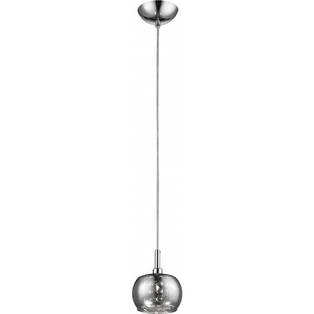 Impex Lighting CFH606091/01/CH Deni 1 Light Pendant Glass With Beads C