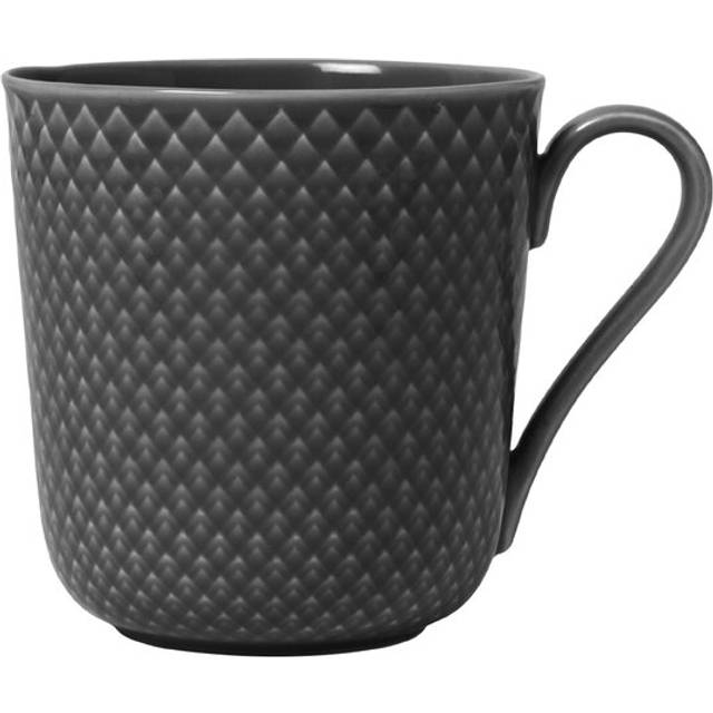 Lyngby Porcelæn Rhombe Earth mugg 39 cl Slate