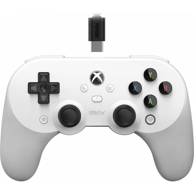 8bitdo Pro2 Xbox Trådad Vit