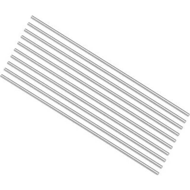Round Metal Rods 1.7mm X 100mm High Speed Steel (hss) Lathe Bar Stock 10 Pcs