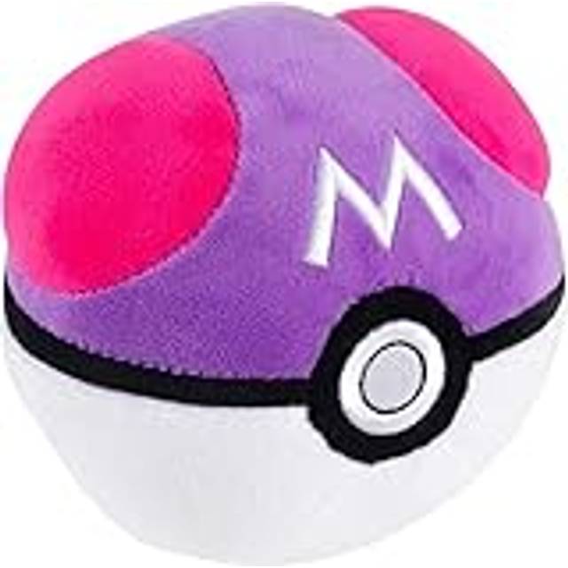 "Pokemon 4"" Plush- Figure Toy - Master Ball PokÃ©ball - Soft Stuffed Weighted Bottom Plush"