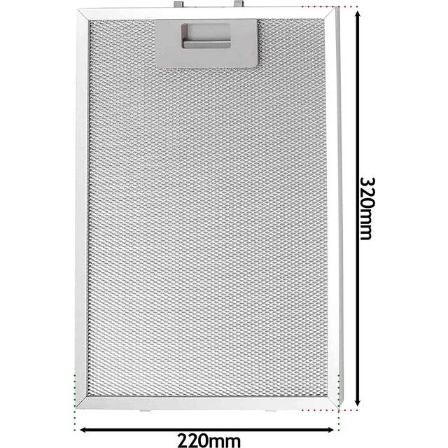 Grease filter for bosch neff siemens cooker hood vent fan 320mm x 220mm