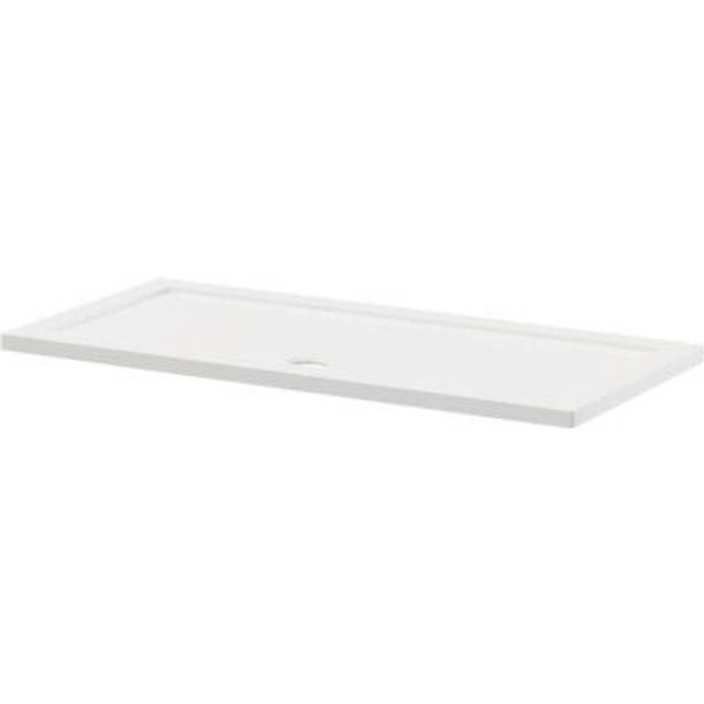Wholesale Domestic Pearlstone Rectangular Shower Tray | White | Plastic/Stone Resin | 1600mm x 700mm x 40mm