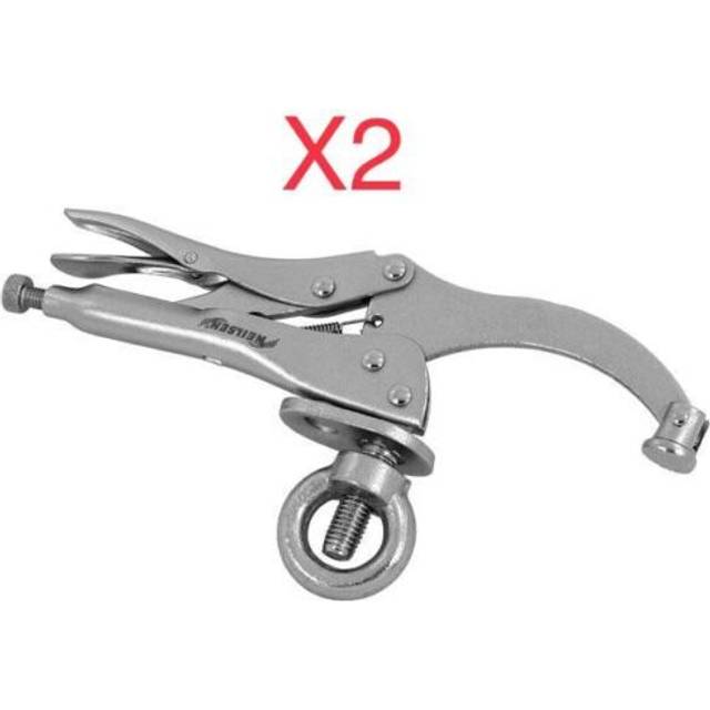 "9"" Drill Press Locking Clamps Clamp Quick Release Vise Vice Grip Tool WR178"
