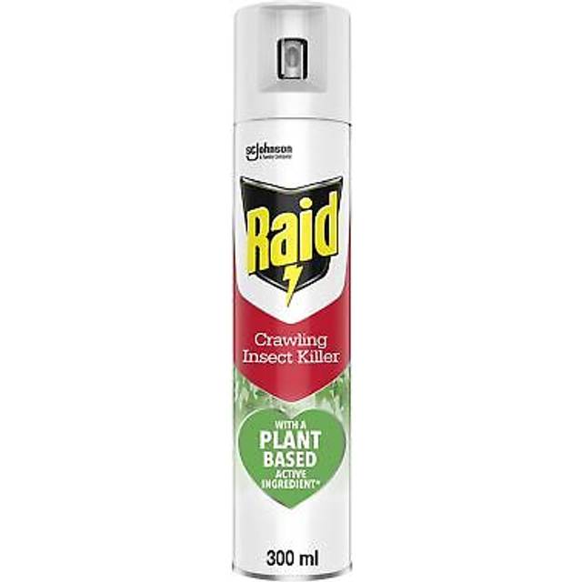 Plant Based Crawling Insect Killer, Aerosol Bug Spray For Indoor Use, Kills and Controls Spiders, Silver Fish, Moths, Crickets, Fleas and Ants, 300 ml