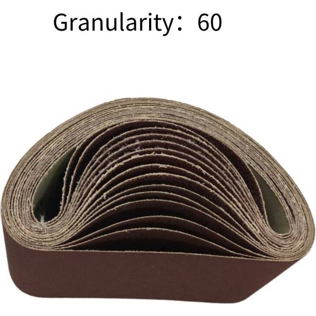 (60) Abrasive 40 Belt To 120 Granularity Metal Wood Grinding Polish Industrial Tools