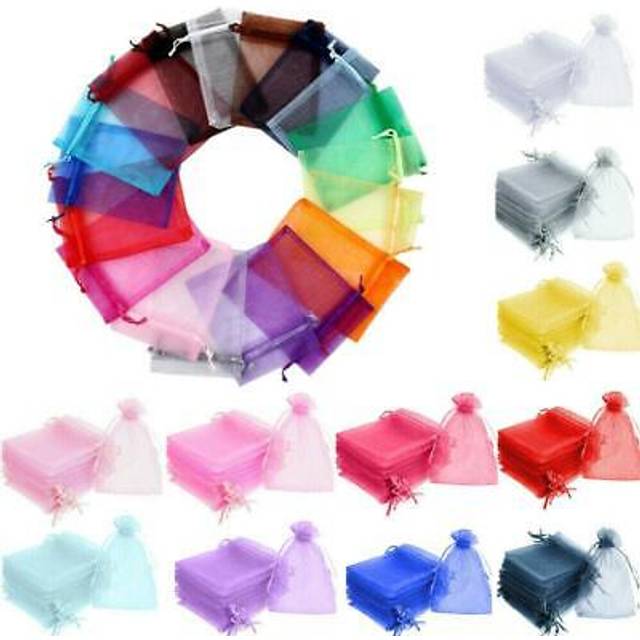 Organza gift bags wedding party favour xmas jewellery candy pouches uk wholesale