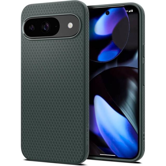 Spigen Liquid Air Case för Google Pixel 9 och Pixel 9 Pro [Made for Google] Skal Fodral -Svart
