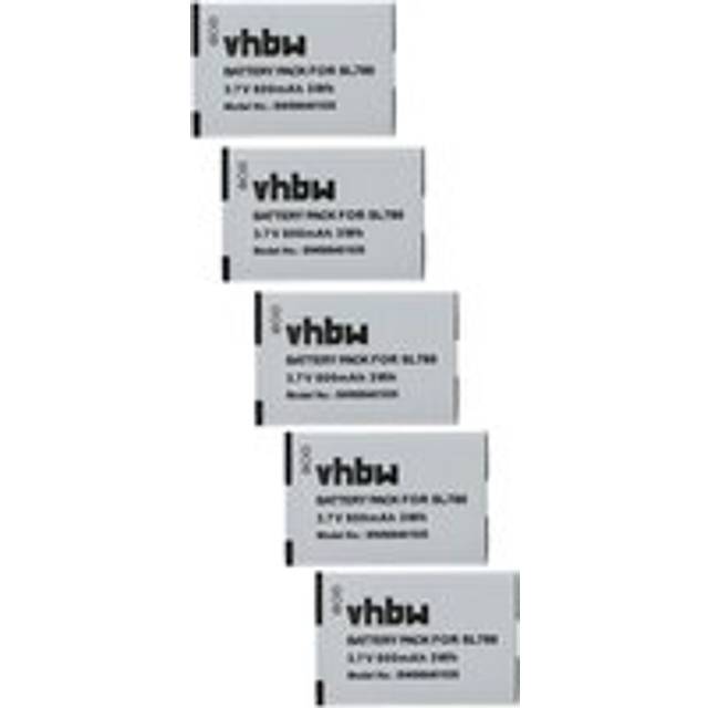 Vhbw - 5x Battery compatible with Bintec-Elmeg D141 dect Wireless Landline Phone (800mAh, 3.7 v, Li-Ion)