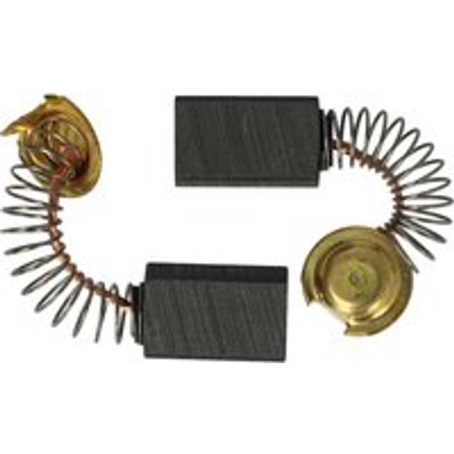 2x Carbon Brush 12.6 x 7.4 x 6 mm compatible with Hitachi / Hikoki DH25PB, DV12 power tool - Vhbw