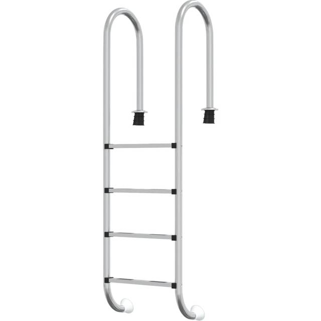 vidaXL Pool Ladder 54x38x184.5 cm 304 Stainless Steel - Silver