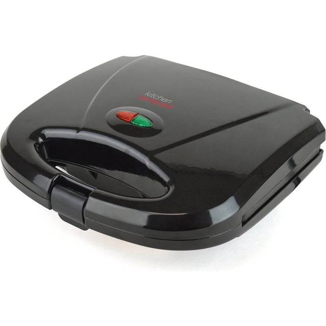 Kitchen Perfected 21.5 cm Non Stick Electric Grill Sandwich Maker - Black (21.5cm W X 12.5cm D)