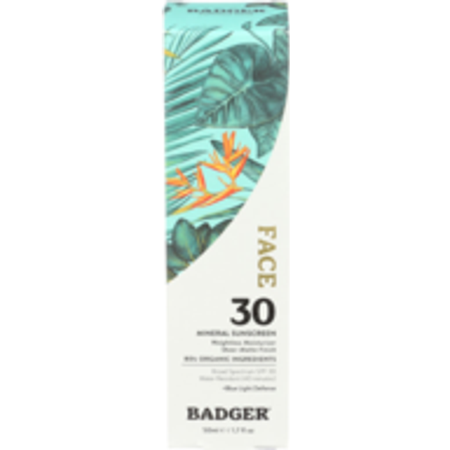 Badger, Face Mineral Sunscreen, SPF 30, 1.7 fl oz (50 ml)