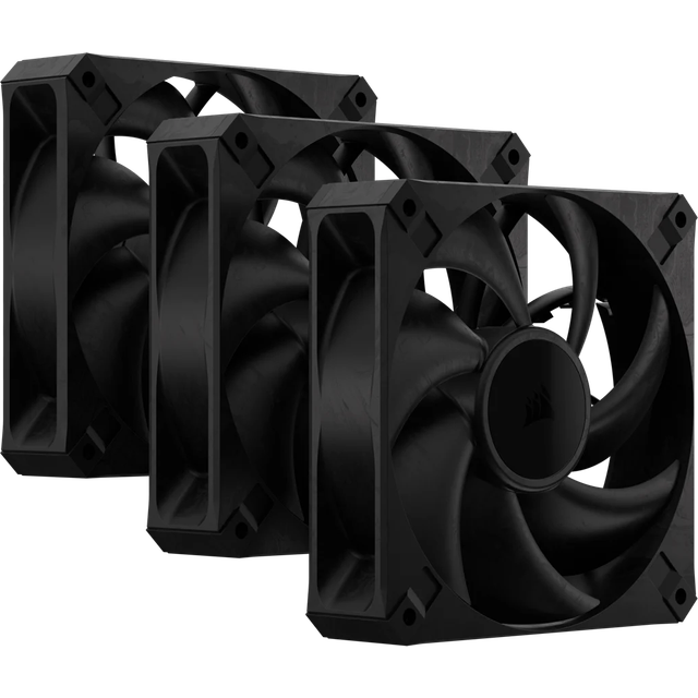 CORSAIR RS120 MAX 120 mm Case Fan - Triple Pack, Black