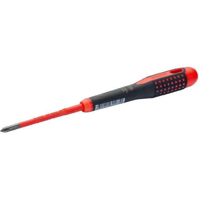 Bahco ERGO Slim VDE Insulated Phillips Screwdriver PH1 80mm