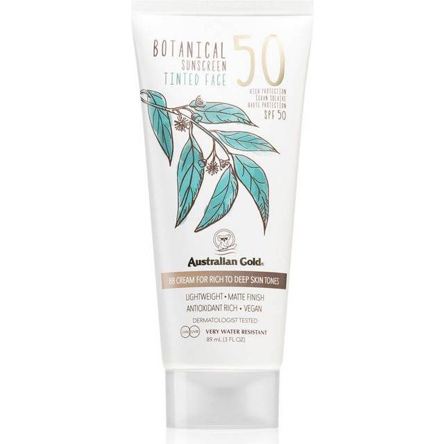 Australian Gold - Botanical Tinted Face Cream SPF 50 88 ml - Rich/Deep