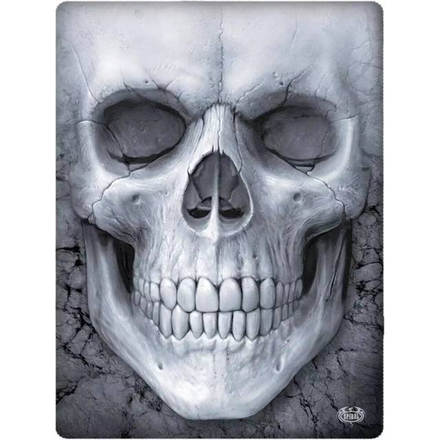 Spiral Direct Fleece Solemn Skull Blanket