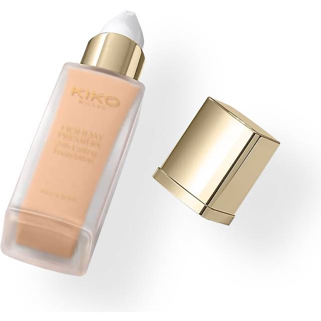 KIKO Milano Holiday Première 24h Foundation Flydende Vandfast Foundation Med Pensel - Beige