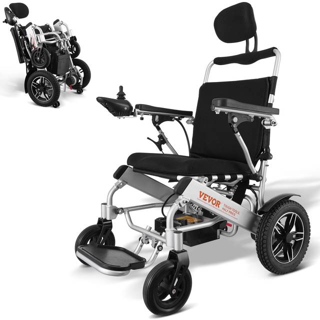 VEVOR Faltbarer Elektrorollstuhl medizinischer Roller 508mm Sitzbreite 20km
