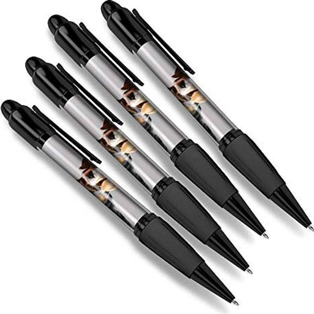 4 x Matching Ballpoint Pens - Cute Beagle Dog Puppy Portrait #44756