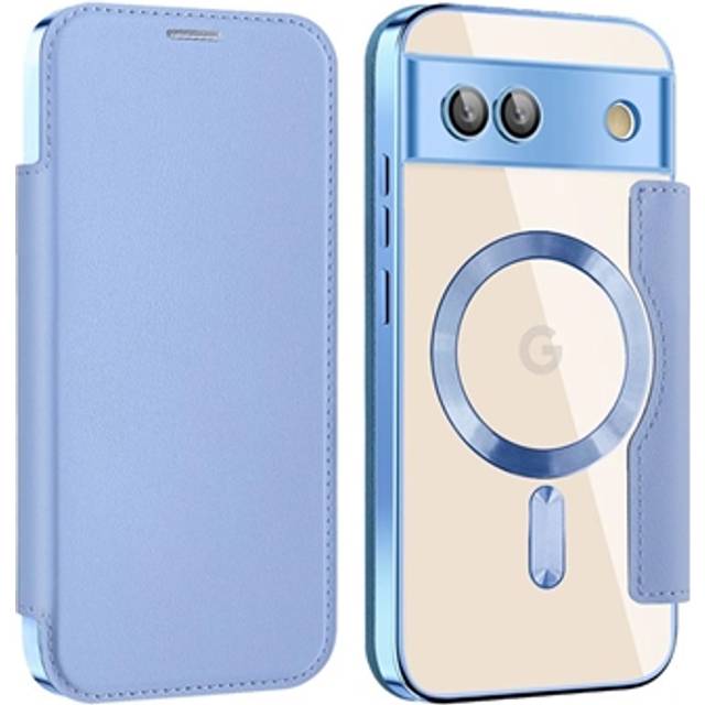 Google Pixel 8a Flikfodral med kortplats - MagSafe-kompatibel - Blå