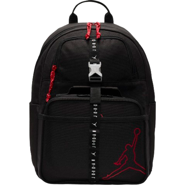 Nike Air Jordan Lunch Backpack Older Kids' Backpack (18L) and Lunch Bag (3L) - Black - Polyester - ONE SIZE
