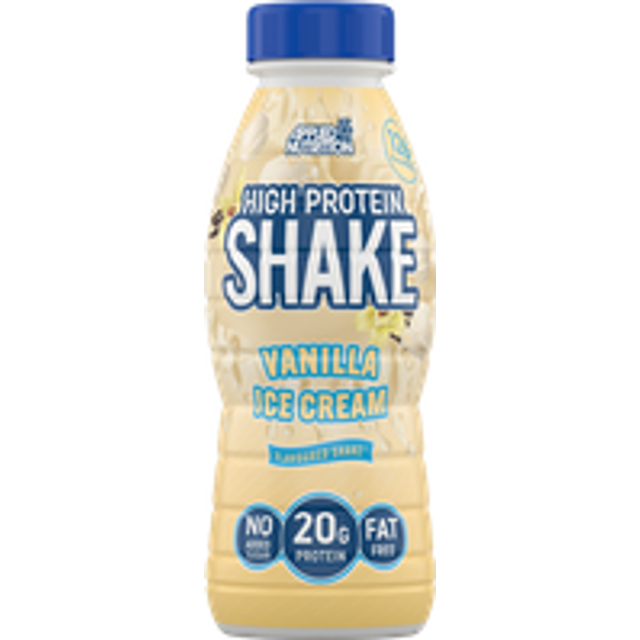 Applied Nutrition High Protein Shake 8x330ml – 20g Ready-to-Drink Convenience, Vanilla Ice Cream