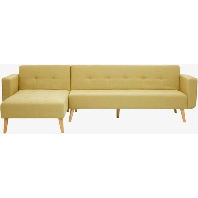Interiors by Premier Hagen Large Corner Sofa Bed - Green - One Size