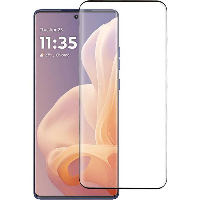 Motorola Moto G85 (5G) Full Fit Skärmskydd i Härdat Glas - Svart Kant