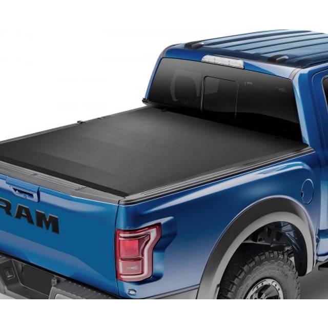 Quad-Fold Truck Bed Tonneau Cover, Compatible with 2002-2024 Dodge Ram 1500 (Inclu. Classic & New), 2003-2024 Dodge Ram 2500 3500, Fleetside 6.4'
