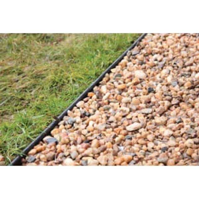 Gravel & Paving Edging - 10m - Black