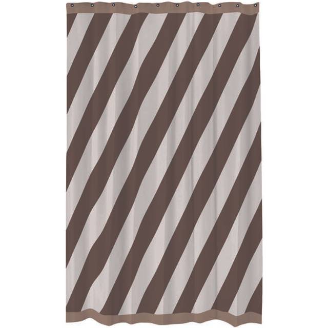 Mette Ditmer Diagonal duschdraperi 150x200 cm Chocolate