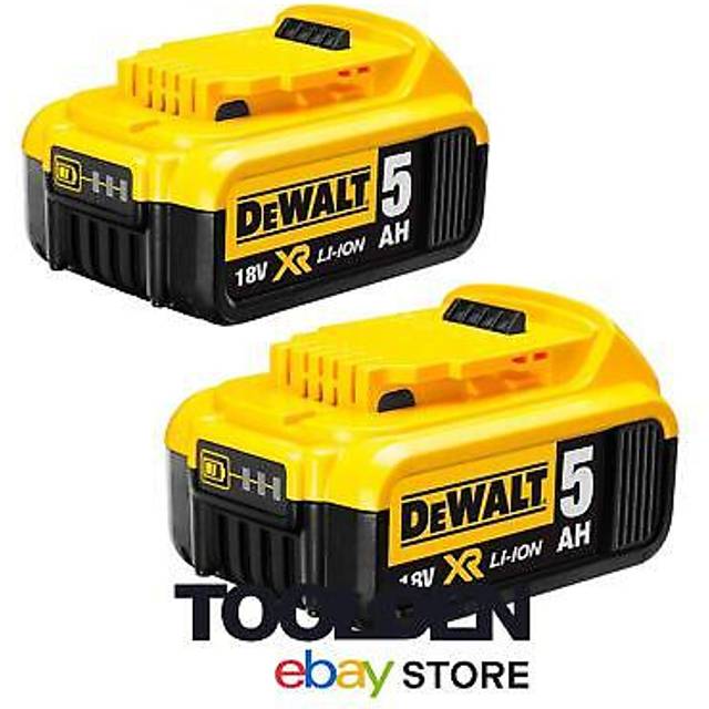 Dewalt - DCB184 18V xr 5.0Ah Li-Ion Batteries (Twin Pack)