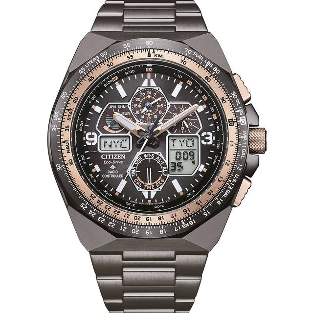 Citizen Promaster Skyhawk A-T Anniversary Limited Edition Black Dial Eco-Drive JY8146-54E 200M Men's Watch black