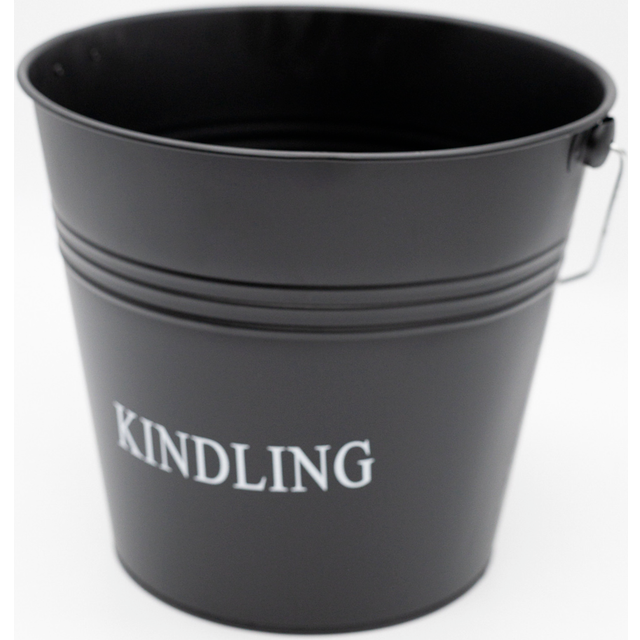 Marco Paul Black Kindling Bucket - 27 x 30 x 30cm