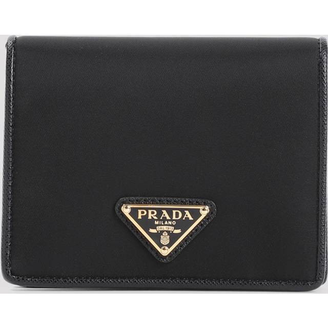 Wallet 1MV204 2DMI Nero Tessuto Triangle Logo Bifold Wallet [Prada] (bifold wallet) Re-Nylon Women's Men's [Brand] [Item]