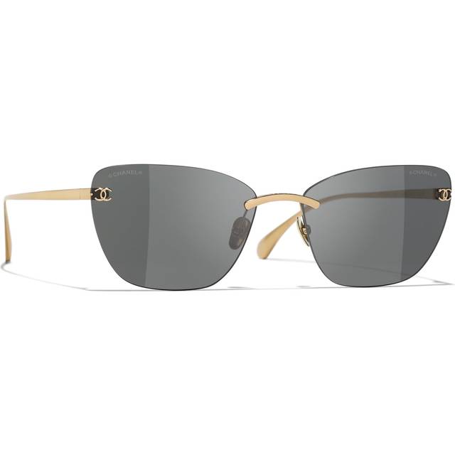 CHANEL cateye Sunglasses C395S4 Gold