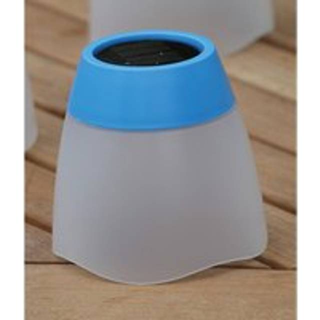 Solar LED Tumbler Table Light - Blue