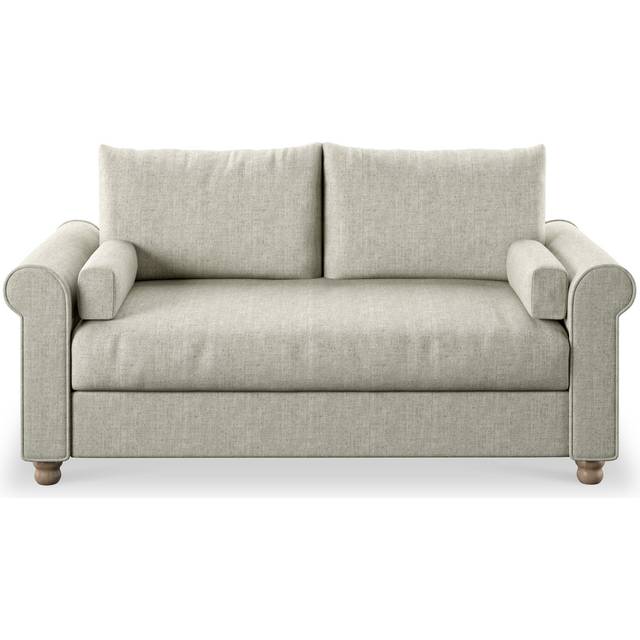 Soho Traditional Feather 2 Seater Sofa | Grey or Natural | Roseland