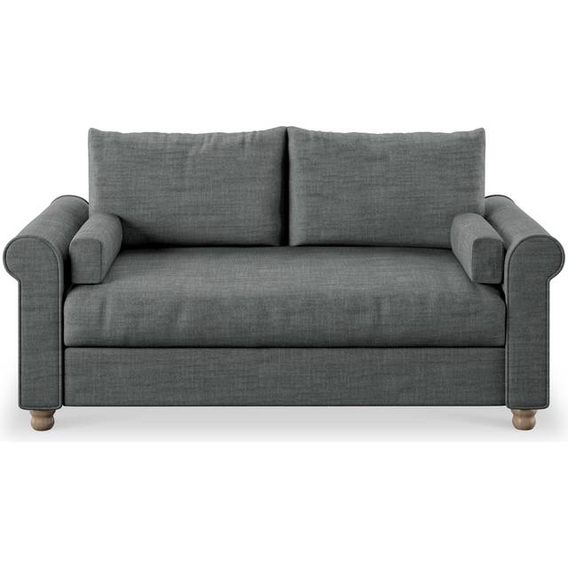 Soho Traditional Feather 2 Seater Sofa | Grey or Natural | Roseland