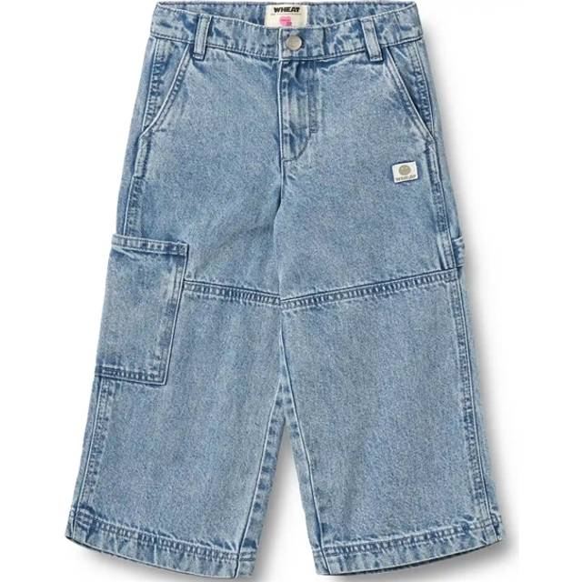 Wheat Denim Bukser Noppo Stl. 122/7y unisex - Jeans Från Magasin - Blå (122/7y)
