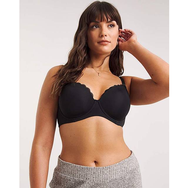 Figleaves Flexi Wire Nursing Bra - Black - 34D