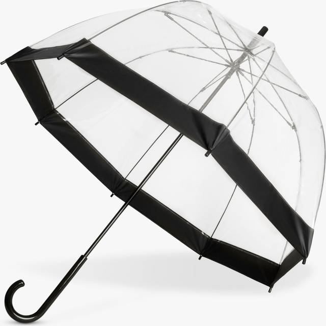 totes ECO-BRELLA Clear PVC Dome Umbrella, Black